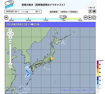 竜巻が接近した時の退避行動